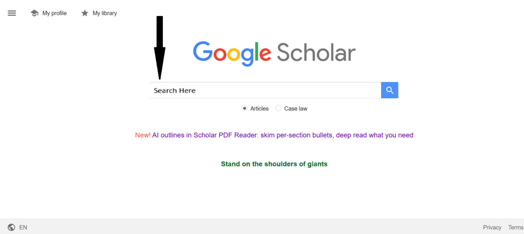 Google Scholar ai tool for students  